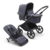 Barnvagn Fox Cub Complete Black /Stormy Blue