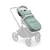 Barnvagn Fox Cub Komplett Black / Forest Green