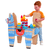 Mesa de juego con bloques de construcción Llama piñata mesa de juego de bloques de construcción