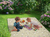 Coperta gattonante Jumbo divertimento nella foresta greige 140 x 200 c