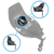 Babyskydd Pebble 360 Essential Black plus basstation FamilyFix 360