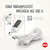 Tiralatte doppio elettrico Soft & Easy con batteria ricaricabile e attacchi per il seno bianchi, incluso biberon Perfect Match da 150 ml