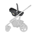 Kinderwagen Set Leona 2 Essential Black &  Babyschale Pebble 360 Essential Black