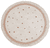 Tapis enfant rond Valerie cream pink Ø 130 cm