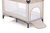 Materasso per lettino da viaggio a pois azzurro 60 x 120 cm