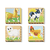 Cuatro puzzles de madera: animales de granja