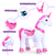 Licorne à monter enfant rose grand