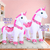 Licorne à monter enfant rose grand