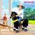 Cheval à monter enfant noir grand