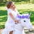 Unicornio de juguete con ruedas purple pequeño