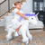 Unicornio de juguete con ruedas purple pequeño