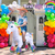 Unicornio de juguete con ruedas Rainbow pequeño