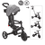 Tricycle enfant évolutif pliable 4en1 EXPLORER noir/gris