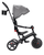 Tricycle enfant évolutif pliable 4en1 EXPLORER noir/gris