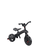 Tricycle enfant évolutif pliable 4en1 EXPLORER noir/gris