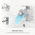 MyHappyBath Extender Rallonge de robinet bleu