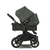 Syskonvagn Donkey 5 Duo Complete Black / Forest Green inklusive hjulblad