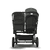 Syskonvagn Donkey 5 Duo Complete Black / Forest Green inklusive hjulblad