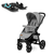Poussette compacte Annet Plus Concrete skis Wheelblades
