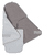 Couverture bébé enveloppante piqué gaufré gris 98x98 cm