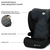 i-Size Dziecięcy fotelik samochodowy 2w1 I-SPARK black