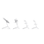 Barnstol Lemo 4 i 1 Set Alla White inklusive Learning Tower