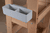 Caja para tiza para torre de aprendizaje FELIX gris