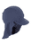 Cappello a punta con struttura di protezione del collo blu