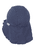 Cappello a punta con struttura di protezione del collo blu