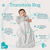 Swaddle Up Pucksack Overgangstaske white