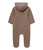 Tuta per bambini in vaffel marrone