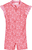 Maillot une pièce anti-UV Hawaii corail