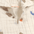 nature Poncho de baño de muselina Blossom beige