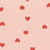 Slapen algemeen hart roze