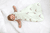 Babyschlafsack Regenbogen mint