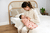 Baby-sovepose hjerte pink