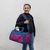 Bolsa de deporte Move fabricada con botellas de PET recicladas, azul púrpura