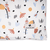 Pokrowiec na przewijak Organic Crazy Flower s 85 x 75 cm