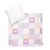 Parure de lit enfant Patch Rose 80x80 cm