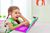 Computer portatile Paw Patrol Girl con mouse - 124 attività (tedesco / inglese)