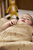 Schlafsack Rib Mini Spot toffee melange