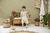 Jumper Rib Mini Spot sand melange