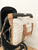 Classic Stripes Cam Cam COPENHAGUE Bolso cambiador Camel