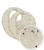Bandana-Lätzchen 2er-Pack Rib Mini Spot sand melange