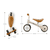 LIGHT Trehjulig minicykel CUTIE BEIGE
