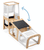3-in-1 Lernturm Toucan Natural