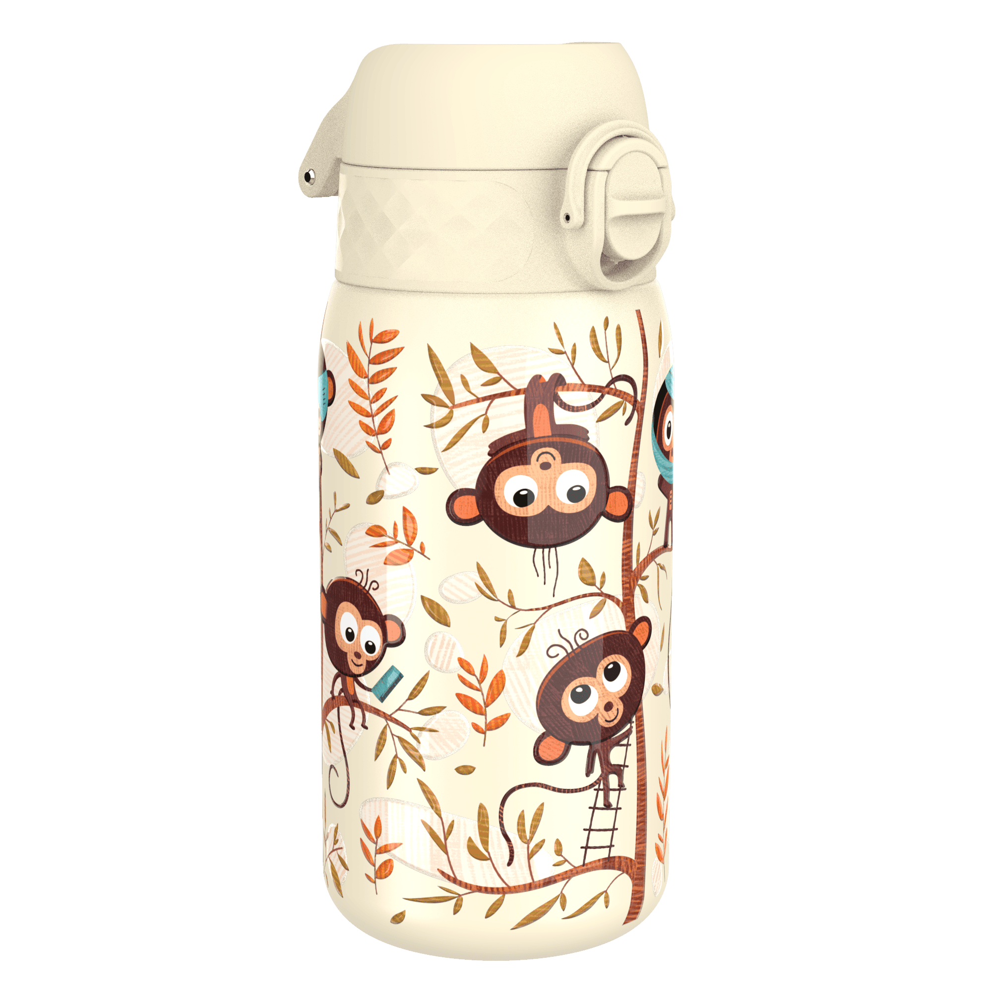 ion8 Kinderwaterfles roestvrij staal 400 ml beige