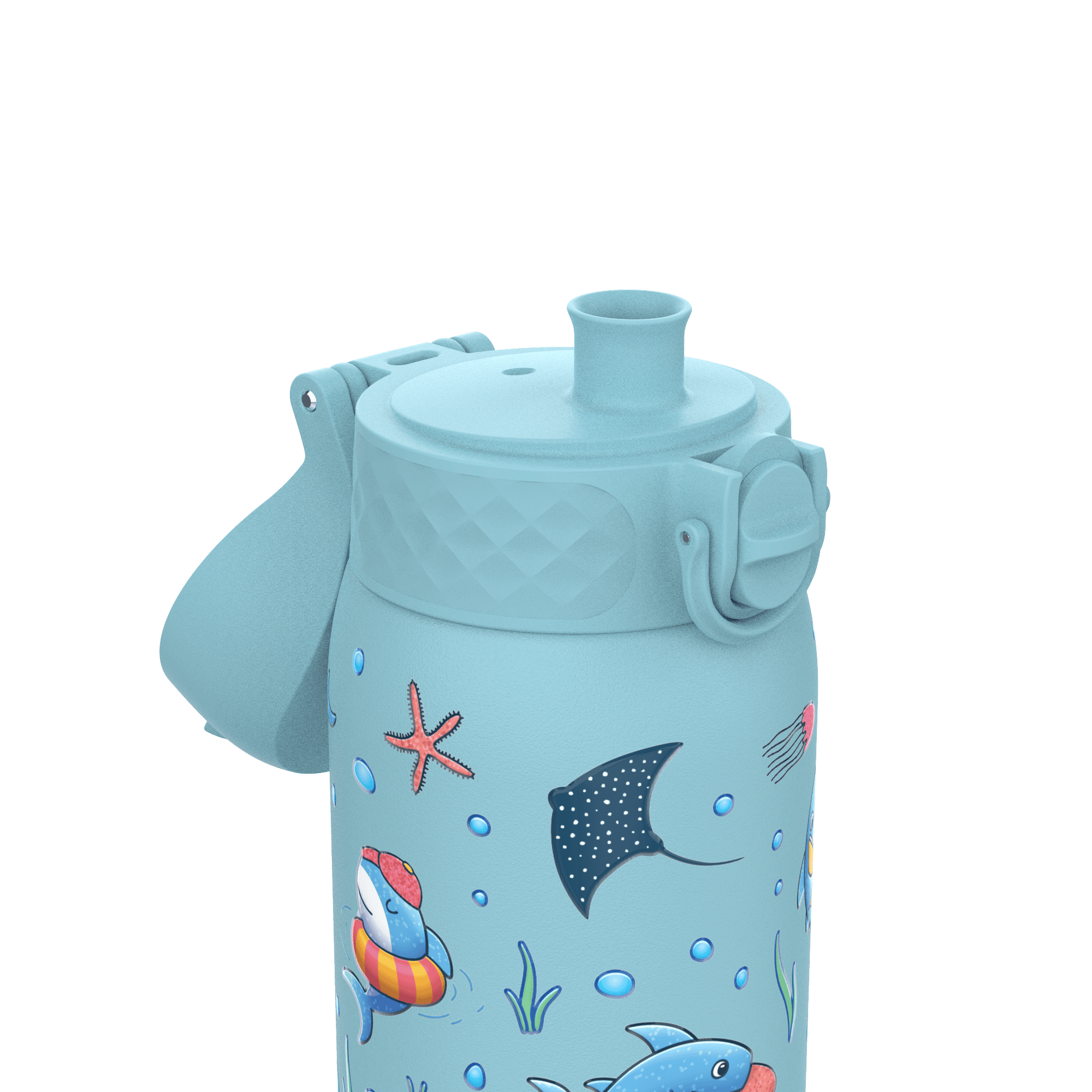 Kinder-Wasserflasche Edelstahl 400 ml hellblau