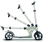 Aluminium Scooter 205 mm grau