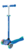 Trottinette enfant 3 roues PRIMO PLUS LIGHTS bleu foncé-turquoise roues lumineuses casque
